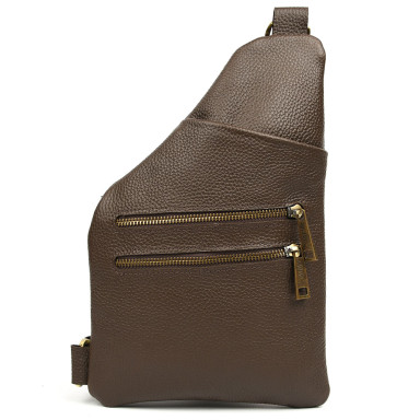 Mens sling shoulder bag TARWA FC-5402-4lx brown flotar