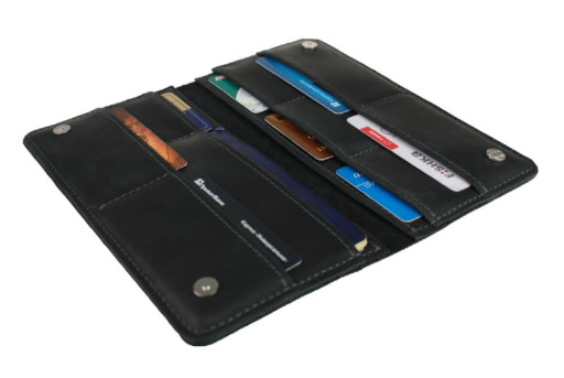 Гаманець чоловічий шкіряний великий travel SULLIVAN 103-33(10) чорний
