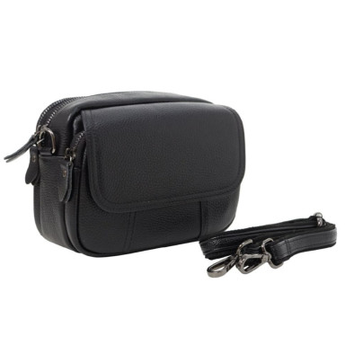 Сумка женская из натуральной кожи MB9034black