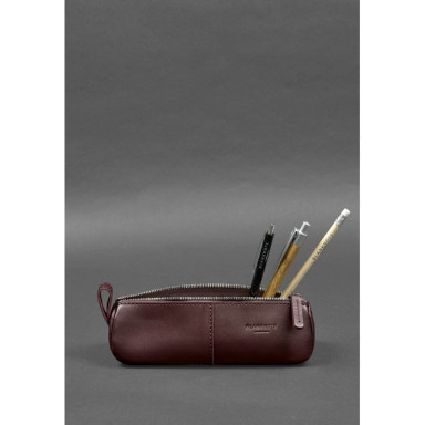 Leather case-case (glass case) 4.0 Burgundy