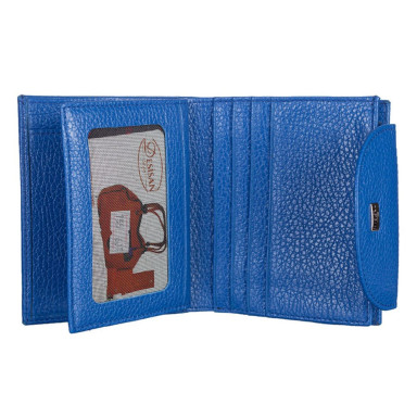 Кошелек женский кожаный Desisan 755-607 ярко-синий флотар
