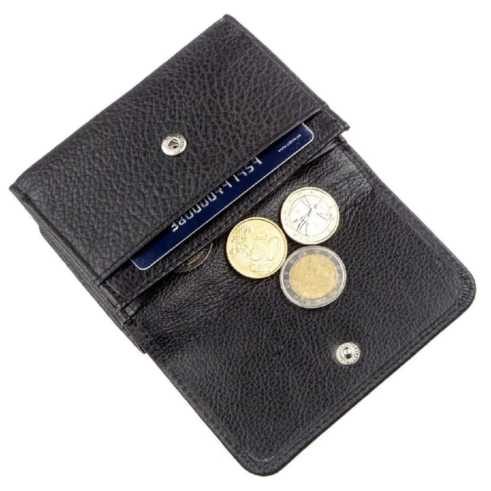 Гаманець для жінок зі шкіри ST Leather 18886 Чорний