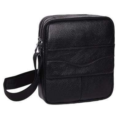 Men's leather bag Keizer K15206-black