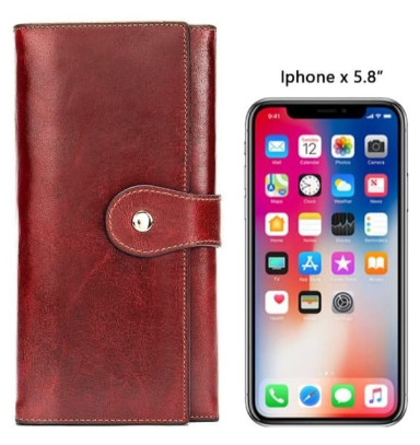 Кошелек женский Vintage 14916 Бордовый