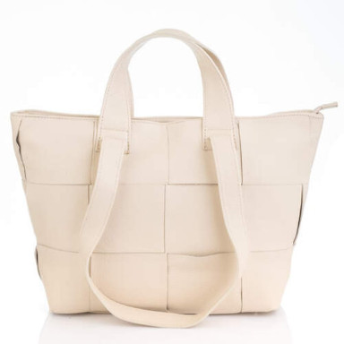 Кожаная женская сумка Virginia Conti Italy - Art02771_2beige