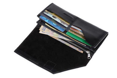 Festa Wallet, black Grande Pelle 513110