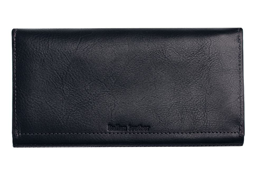 Портмоне Festa, глянець, синій Grande Pelle 513670