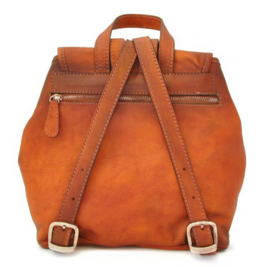Pratesi BBL119 - Gaville Backpack in cowhide leather Bruce Blue