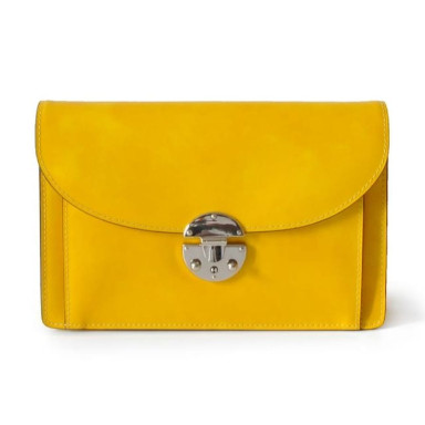 Pratesi RYE203/D - Tullia d'Aragona Lady Bag in cow leather Radica Yellow