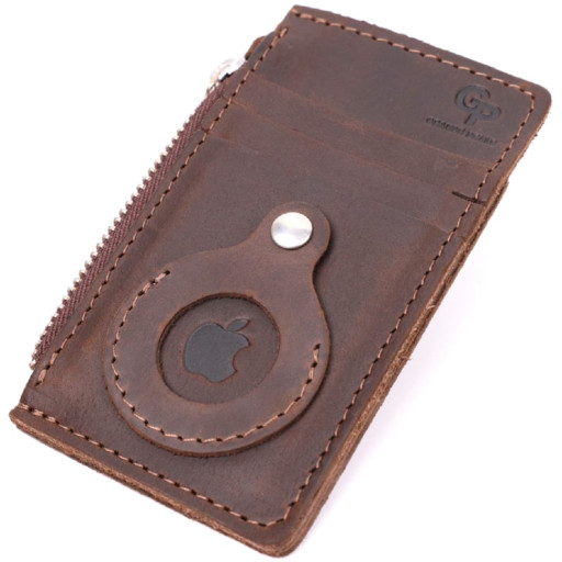 Візитниця з натуральної фактурної шкіри під змію KARYA 20982