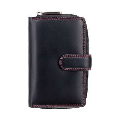 Гаманець жіночий Visconti CD22 Ruby (Black Red)