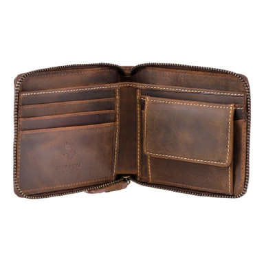 Mens Wallet Visconti 702 Bullet (Oil Tan)