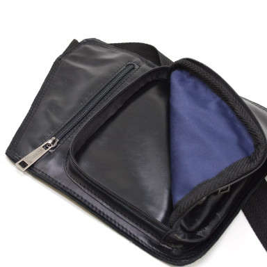 Leather men's shoulder bag small size TARWA, GA-232-3md