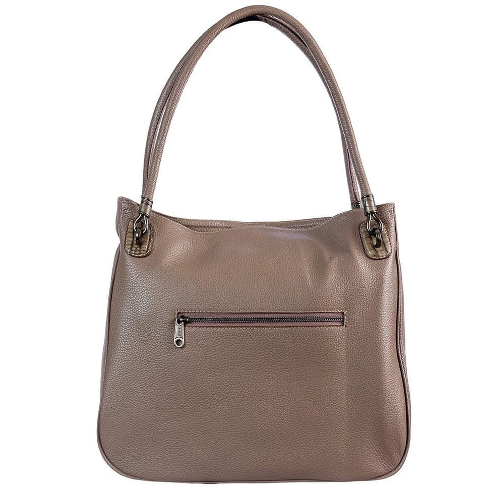 Сумка жіноча шкіряна Desisan 6006-283 бежевий флотар