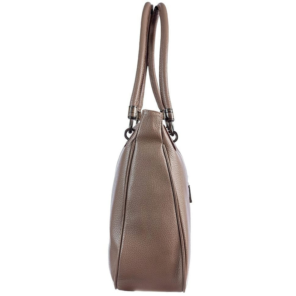 Сумка жіноча шкіряна Desisan 6006-283 бежевий флотар