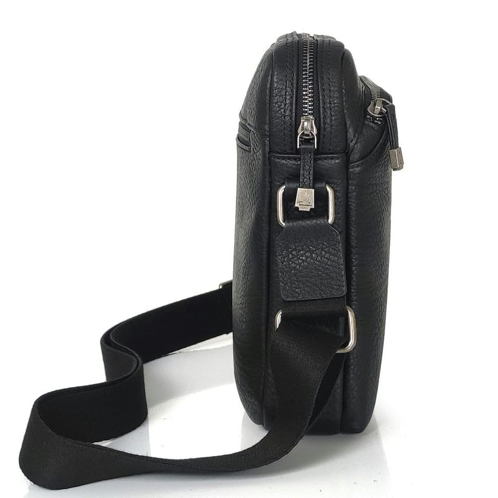 Чоловіча сумка через плече чорна Tavinchi TV-F-SM8-9686-4A