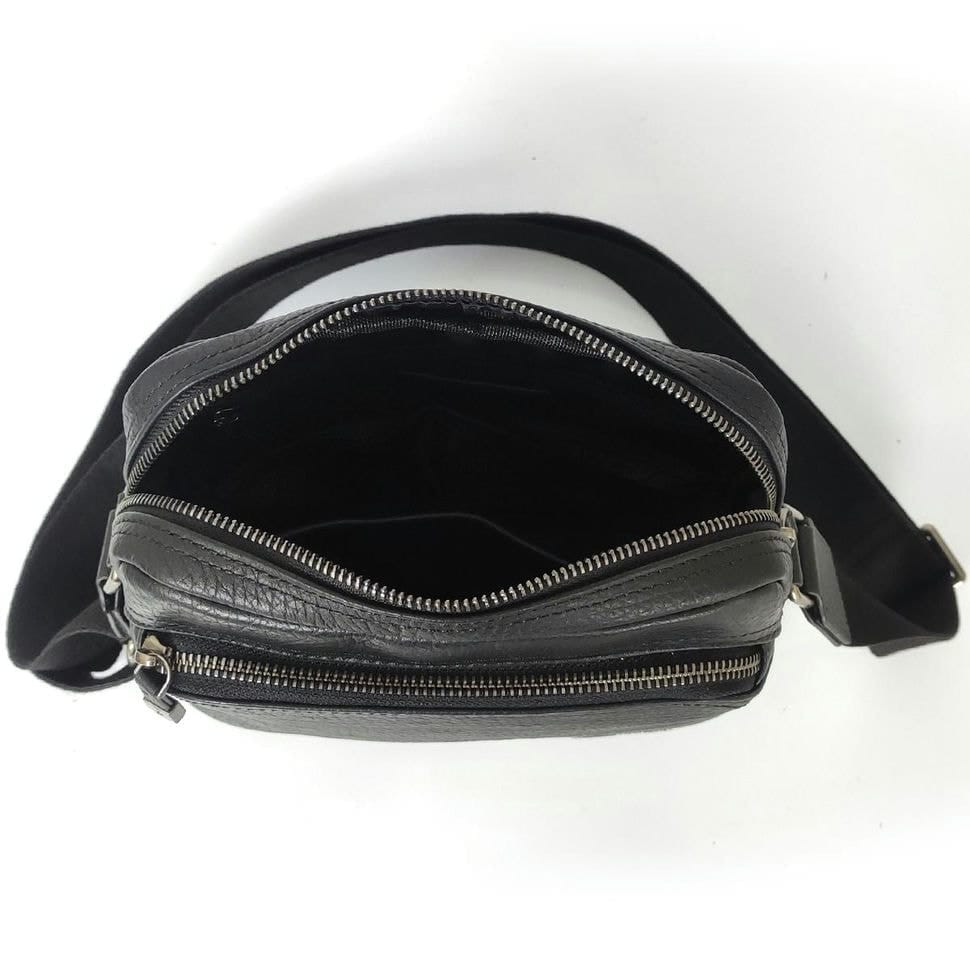 Чоловіча сумка через плече чорна Tavinchi TV-F-SM8-9686-4A