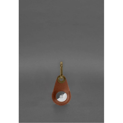 Шкіряний чохол для Apple AirTag Світло-коричневий