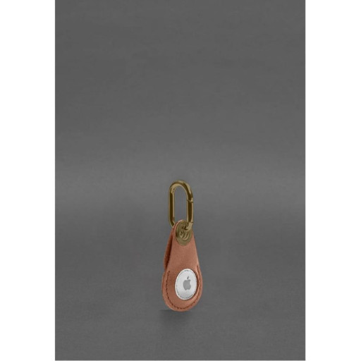 Шкіряний чохол для Apple AirTag Світло-коричневий