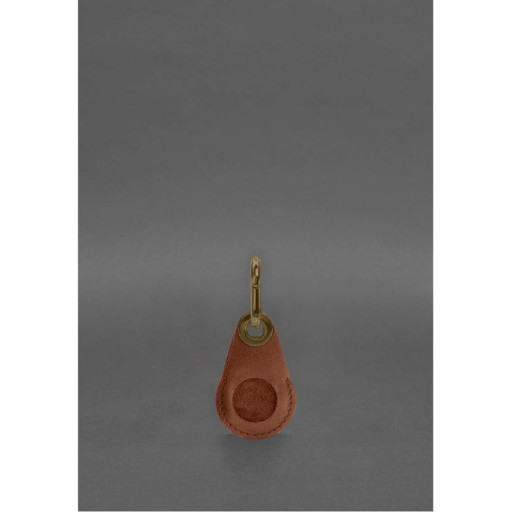 Шкіряний чохол для Apple AirTag Світло-коричневий