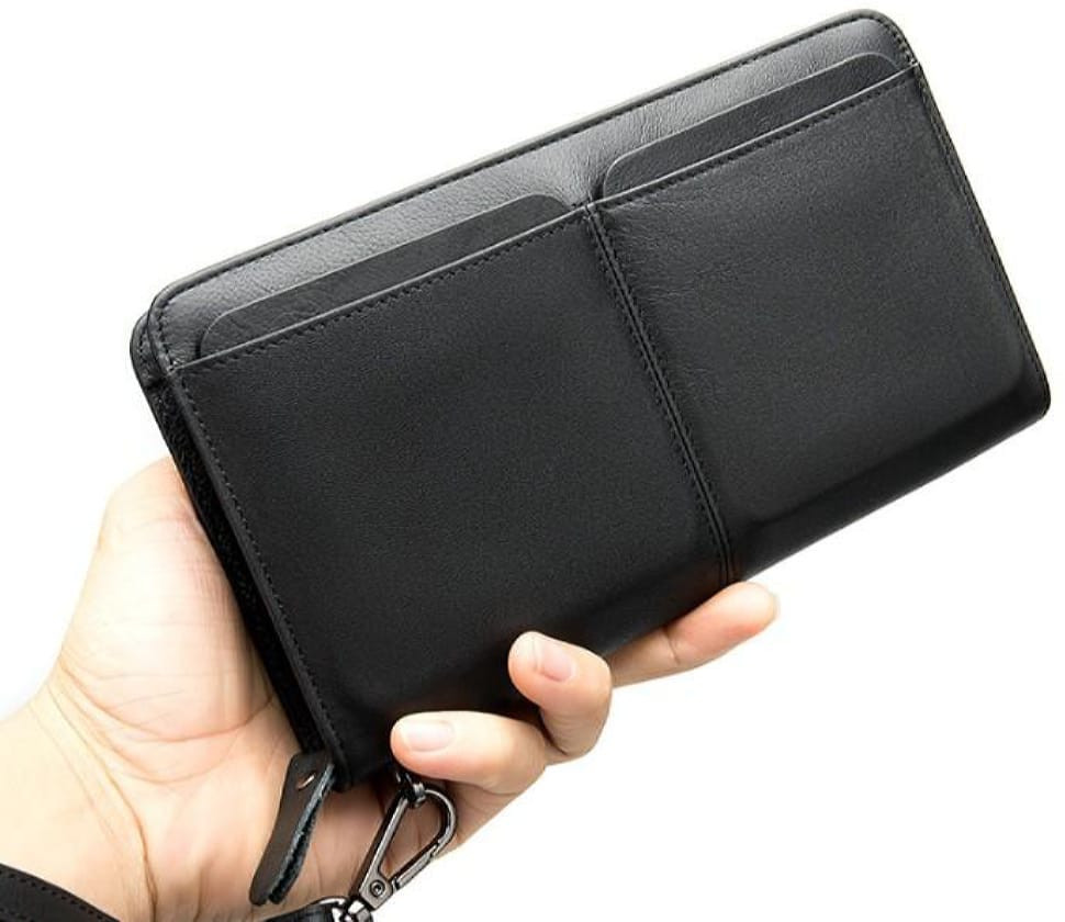 Чорний клатч чоловічий MS Collection Ms007A