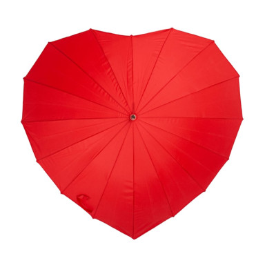 Парасолька жіноча Fulton Heart Walker-1 UV L909 Red (Червоний)