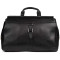 Дорожная спортивная сумка, саквояж кожаный черный GA-1402-4lx TARWA 