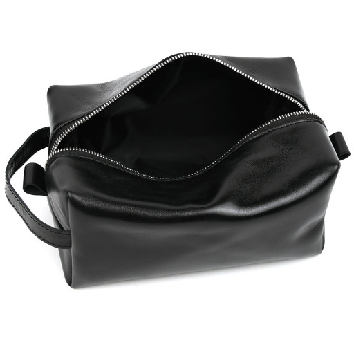 Шкіряний несесер косметичка TARWA GAlc-8033-4lx чорний алькор