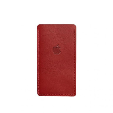 Кожаный чехол для iPhone 13 Красный
