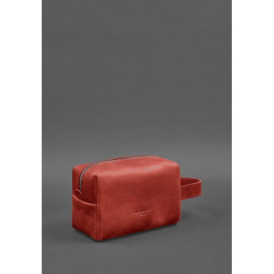Leather cosmetic bag 5.0 Coral Crazy Horse