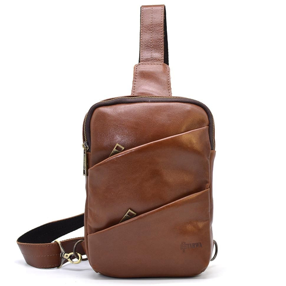 Leather backpack sling backpack for one harness GB-0604-3md TARWA