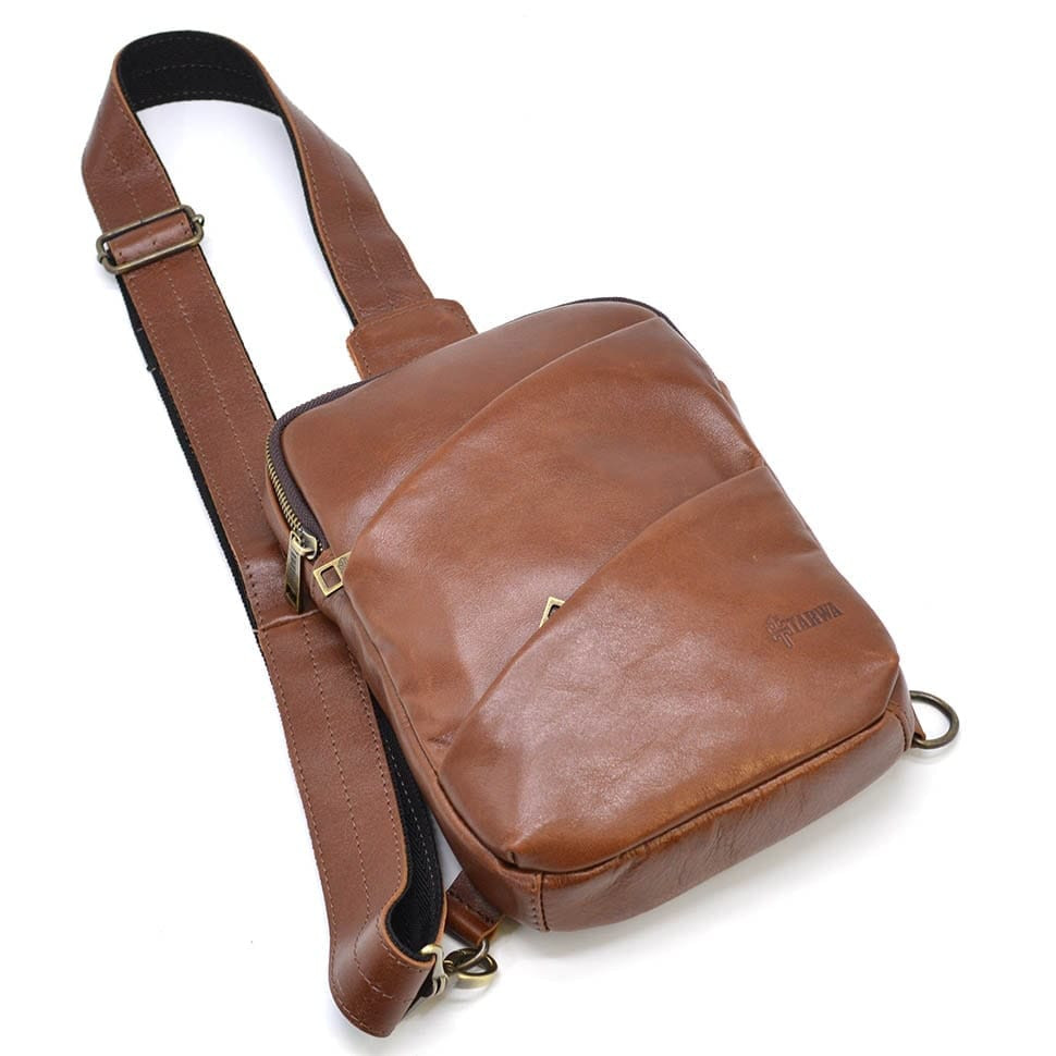 Leather backpack sling backpack for one harness GB-0604-3md TARWA