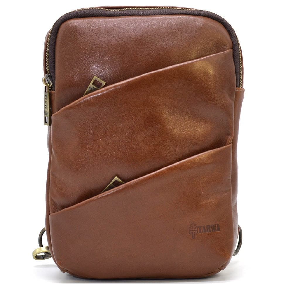 Leather backpack sling backpack for one harness GB-0604-3md TARWA