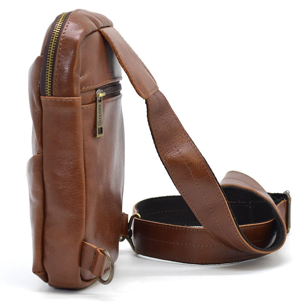 Leather backpack sling backpack for one harness GB-0604-3md TARWA