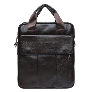 Men's leather bag Borsa Leather K18863-brown