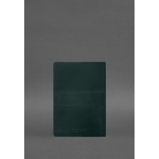 Шкіряний блокнот А5 (софт-бук) 9.3 зелений Crazy Horse