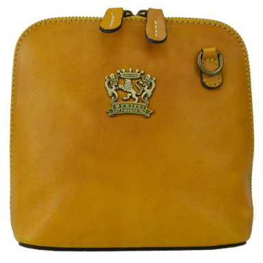 Pratesi BSE467 - Cross Body Bag Volterra Bruce in cow leather Bruce Mustard