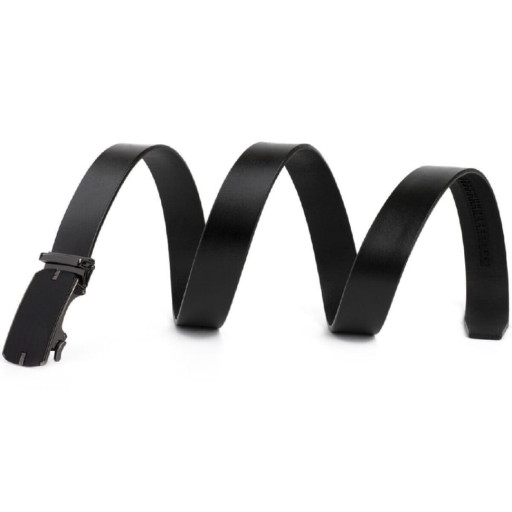 Шкіряний замшевий ремінь унісекс Vintage 20727 Чорний