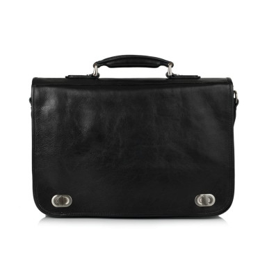 Signature men's briefcase, black, Firenze HB20112