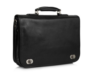 Signature men's briefcase, black, Firenze HB20112