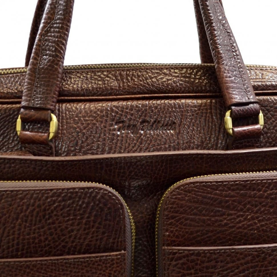 Шкіряний портфель Tony Bellucci 5048-896 рудий флотар