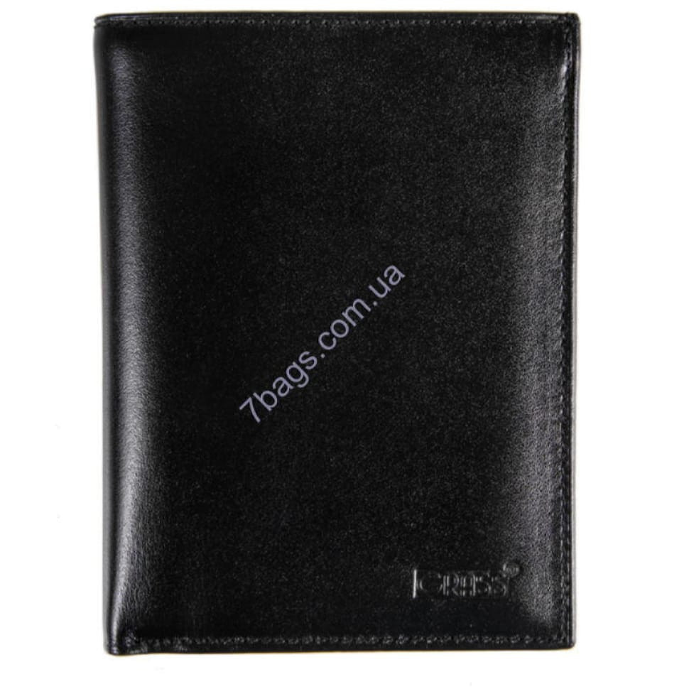 Vertical wallet GRASS 340-1 /5 black-red, Turkey