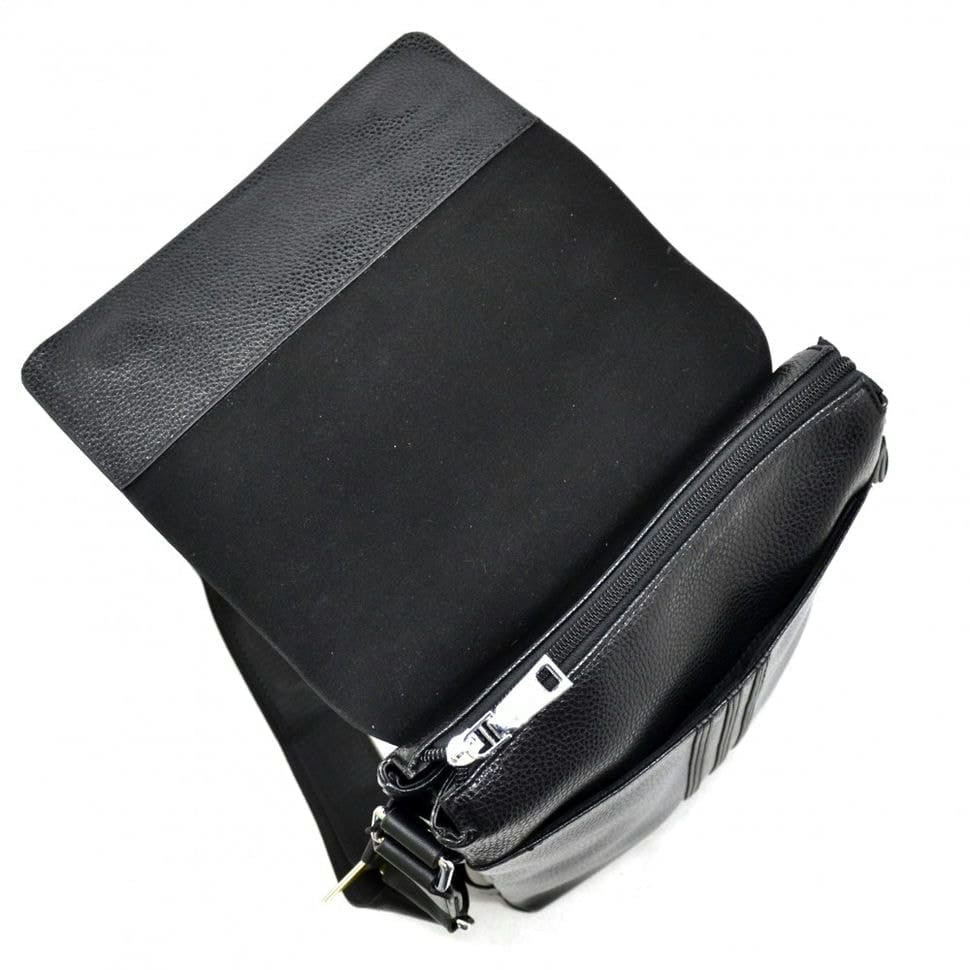 Барсетка м'яка із шкірозамінника ТМ Bonis 6770-1 чорна