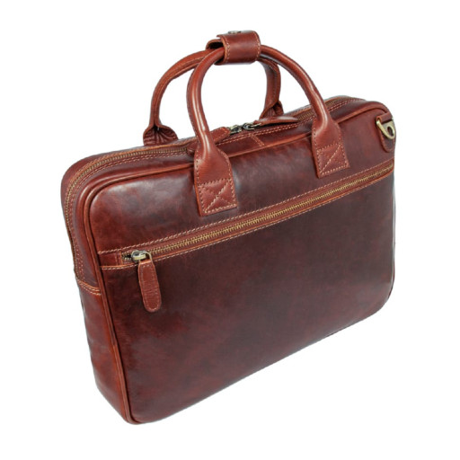 Cумка чоловіча Ashwood K46 Chestnut (Каштановий)