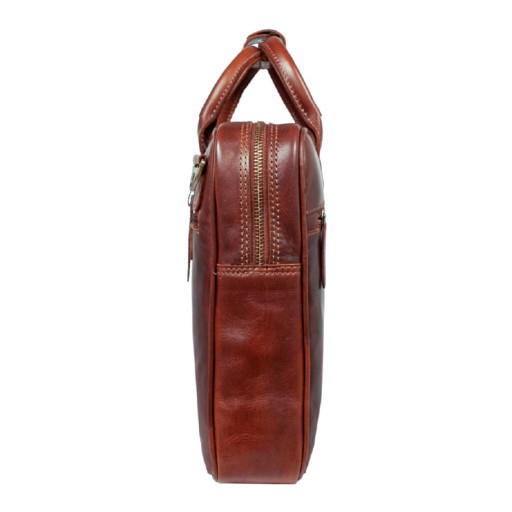 Cумка чоловіча Ashwood K46 Chestnut (Каштановий)