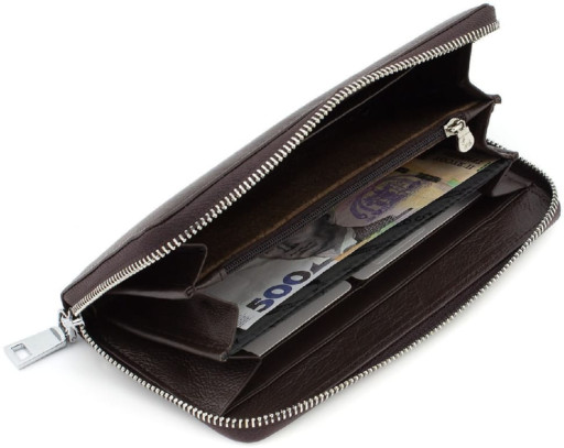 Коричневий шкіряний гаманець Marco Coverna mc7003-5