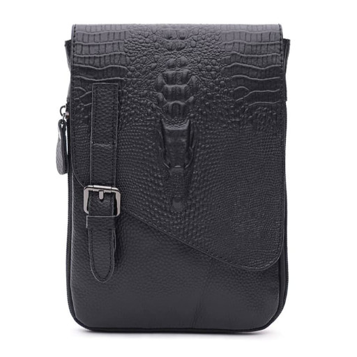 Чоловіча шкіряна сумка Keizer K15219bl-black