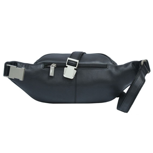 Сумка шкіряна (бананка) Cortina 6000 чорний