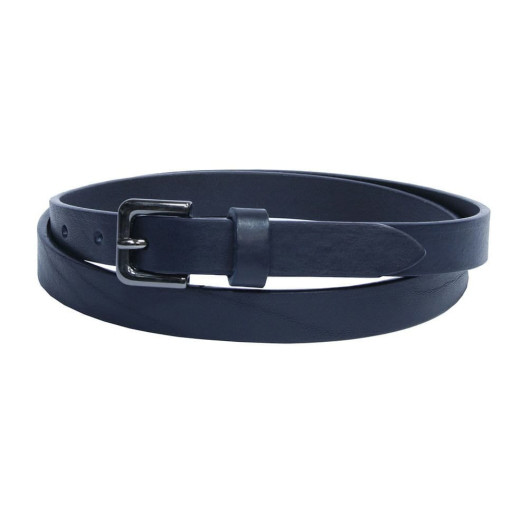 Шкіряний ремень 02/20 blu синій TONY PEROTTI