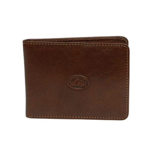 Затискач для купюр шкіряний Italico 2526 cognac коньячний